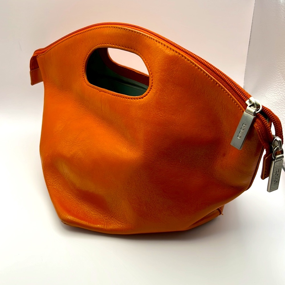 Orange HOBO Brand Handbag